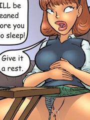Comics for adults. Redhead Nasty cheek dreams - Cartoon Porn Pictures - Picture 6