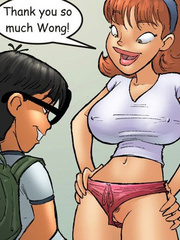 Cartoon Titty Fucking - Cartoon sex porn. You wanna titty-fuck these - Cartoon Porn Pictures