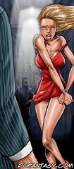 Submission comics. Chicago gangsters humiliate young sexy girl!