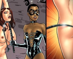 Two cute slaves with perfect boobs are - BDSM Art Collection - Pic 3