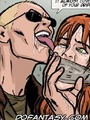 Bondage cartoons. Girls stuffed a gag in - Picture 4