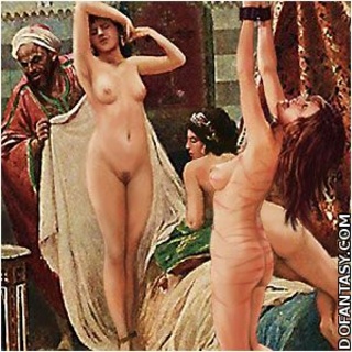 Arab Slave Market Porn Comics - Bdsm cartoons. White girls exposed naked on the Oriental ...