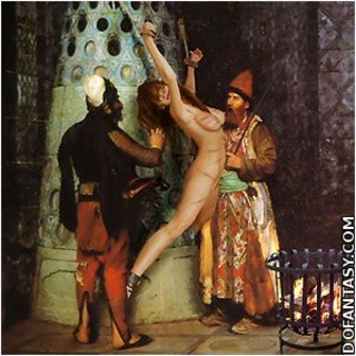 Horror comics. Slaves on East forced to satisfy every deviant desire of Master!