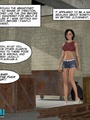 Little 3d teen masturbates while - Picture 3