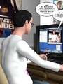 Horny 3d dude gets caught while watching - Picture 4