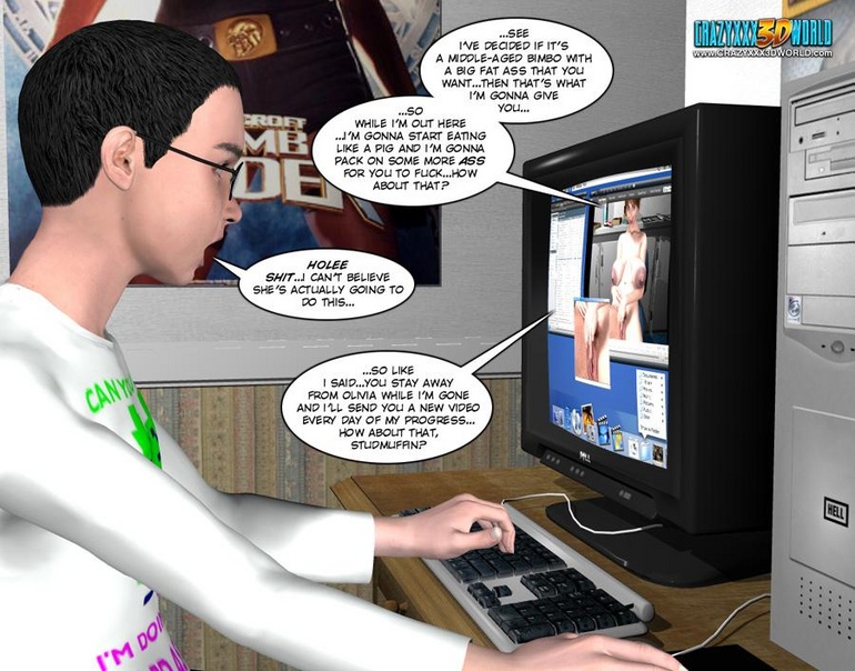 Horny 3d dude gets caught while watching girl - Cartoon Sex - Picture 5