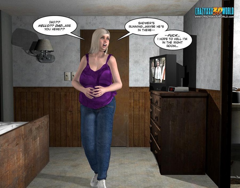 Crazy busty 3d milf gets caught posing - Cartoon Sex - Picture 6