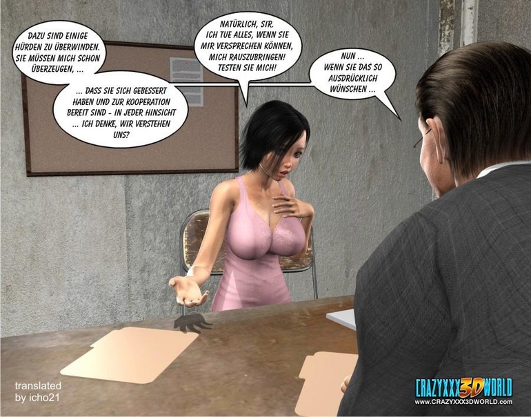 Young 3d lusty nymph seduced investigator and - Cartoon Sex - Picture 11