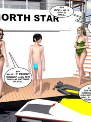 Young 3d babe and her slim lover heading to - Cartoon Sex - Picture 7