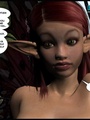 Little 3d pixie jerking off thick human - Picture 2