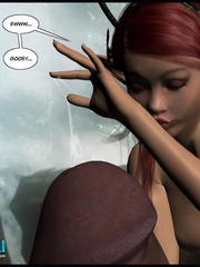 Little 3d pixie jerking off thick human dick - Cartoon Sex - Picture 10