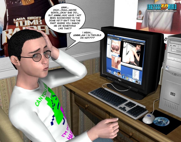 Blonde nasty 3d girlfriend undressing on - Cartoon Sex - Picture 10