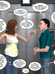 3 petite brunette and her lover caught - Cartoon Sex - Picture 5