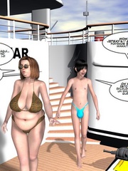 3d stunner in sexy bikini amd her boyfriend - Cartoon Sex - Picture 4