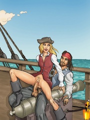 Cartoon babes of the Caribbean willingly take - Cartoon Sex - Picture 5
