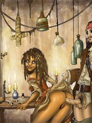 Cartoon babes of the Caribbean willingly take - Cartoon Sex - Picture 6
