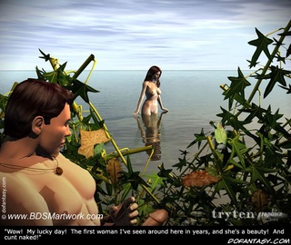 Spying On Naked Girls - Bondage comics. Guy spying on naked girl on the river!