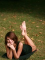 Sexy feet teen brunette seductively - Picture 12