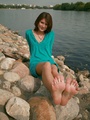 Perfect feet european teen hottie in - Picture 15