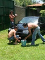 Washing a car in the yard is 100% best - Picture 3