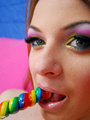 Beautiful face hottie in black panty and - Picture 1